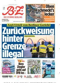 Titelbild der Ausgabe 125/2025 von B.Z.. Diese Zeitschrift und viele weitere Zeitungsabos als Abo oder epaper bei United Kiosk online kaufen.