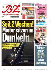 Titelbild der Ausgabe 167/2026 von B.Z.. Diese Zeitschrift und viele weitere Zeitungsabos als Abo oder epaper bei United Kiosk online kaufen.
