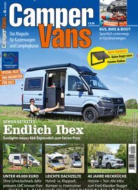 Titelbild der Ausgabe 6/2026 von Camper Vans. Diese Zeitschrift und viele weitere Automagazine und Motorradzeitschriften als Abo oder epaper bei United Kiosk online kaufen.