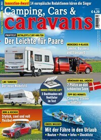 Titelbild der Ausgabe 3/2022 von Camping, Cars & Caravans. Diese Zeitschrift und viele weitere Automagazine und Motorradzeitschriften als Abo oder epaper bei United Kiosk online kaufen.
