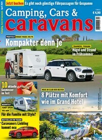 Titelbild der Ausgabe 4/2024 von Camping, Cars & Caravans. Diese Zeitschrift und viele weitere Automagazine und Motorradzeitschriften als Abo oder epaper bei United Kiosk online kaufen.