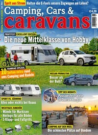 Titelbild der Ausgabe 6/2022 von Camping, Cars & Caravans. Diese Zeitschrift und viele weitere Automagazine und Motorradzeitschriften als Abo oder epaper bei United Kiosk online kaufen.