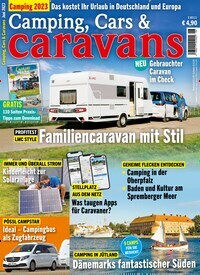 Titelbild der Ausgabe 6/2023 von Camping, Cars & Caravans. Diese Zeitschrift und viele weitere Automagazine und Motorradzeitschriften als Abo oder epaper bei United Kiosk online kaufen.