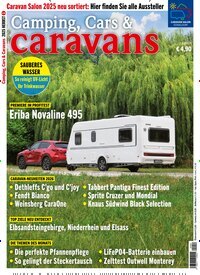 Titelbild der Ausgabe 6/2025 von Camping, Cars & Caravans. Diese Zeitschrift und viele weitere Automagazine und Motorradzeitschriften als Abo oder epaper bei United Kiosk online kaufen.