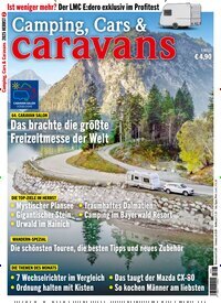 Titelbild der Ausgabe 7/2025 von Camping, Cars & Caravans. Diese Zeitschrift und viele weitere Automagazine und Motorradzeitschriften als Abo oder epaper bei United Kiosk online kaufen.