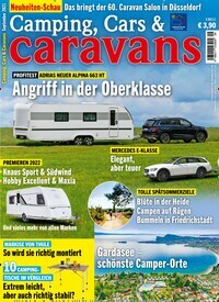 Titelbild der Ausgabe 9/2021 von Camping, Cars & Caravans. Diese Zeitschrift und viele weitere Automagazine und Motorradzeitschriften als Abo oder epaper bei United Kiosk online kaufen.