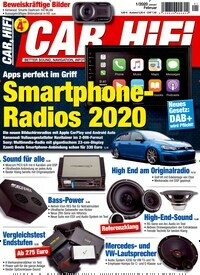 Titelbild der Ausgabe 1/2020 von Car & Hifi. Diese Zeitschrift und viele weitere Audiomagazine, Filmmagazine und Fotozeitschriften als Abo oder epaper bei United Kiosk online kaufen.