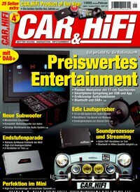 Titelbild der Ausgabe 1/2022 von Car & Hifi. Diese Zeitschrift und viele weitere Audiomagazine, Filmmagazine und Fotozeitschriften als Abo oder epaper bei United Kiosk online kaufen.