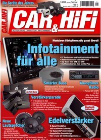 Titelbild der Ausgabe 1/2026 von Car & Hifi. Diese Zeitschrift und viele weitere Audiomagazine, Filmmagazine und Fotozeitschriften als Abo oder epaper bei United Kiosk online kaufen.