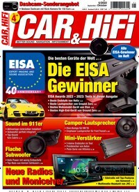 Titelbild der Ausgabe 5/2022 von Car & Hifi. Diese Zeitschrift und viele weitere Audiomagazine, Filmmagazine und Fotozeitschriften als Abo oder epaper bei United Kiosk online kaufen.