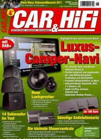 Titelbild der Ausgabe 6/2021 von Car & Hifi. Diese Zeitschrift und viele weitere Automagazine und Motorradzeitschriften als Abo oder epaper bei United Kiosk online kaufen.