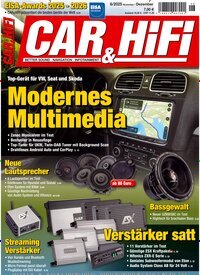 Titelbild der Ausgabe 6/2025 von Car & Hifi. Diese Zeitschrift und viele weitere Audiomagazine, Filmmagazine und Fotozeitschriften als Abo oder epaper bei United Kiosk online kaufen.
