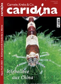 Titelbild der Ausgabe 2/2023 von caridina. Diese Zeitschrift und viele weitere Elternzeitschriften und Tierzeitschriften als Abo oder epaper bei United Kiosk online kaufen.