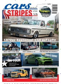 Titelbild der Ausgabe 5/2026 von Cars and Stripes. Diese Zeitschrift und viele weitere Automagazine und Motorradzeitschriften als Abo oder epaper bei United Kiosk online kaufen.