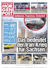 Titelbild der Ausgabe 52/2026 von Chemnitzer Morgenpost. Diese Zeitschrift und viele weitere Zeitungsabos als Abo oder epaper bei United Kiosk online kaufen.