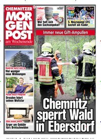Titelbild der Ausgabe 118/2026 von Chemnitzer Morgenpost. Diese Zeitschrift und viele weitere Zeitungsabos als Abo oder epaper bei United Kiosk online kaufen.