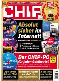 Titelbild der Ausgabe 6/2025 von Chip. Diese Zeitschrift und viele weitere Computerzeitschriften, Tabletmagazine und Smartphonemagazine als Abo oder epaper bei United Kiosk online kaufen.
