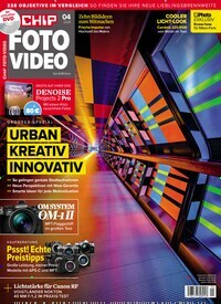 Titelbild der Ausgabe 4/2024 von CHIP Foto-Video. Diese Zeitschrift und viele weitere Audiomagazine, Filmmagazine und Fotozeitschriften als Abo oder epaper bei United Kiosk online kaufen.