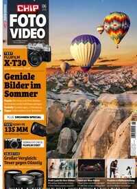 Titelbild der Ausgabe 6/2019 von CHIP Foto-Video. Diese Zeitschrift und viele weitere Audiomagazine, Filmmagazine und Fotozeitschriften als Abo oder epaper bei United Kiosk online kaufen.