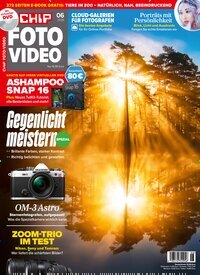 Titelbild der Ausgabe 6/2026 von CHIP Foto-Video. Diese Zeitschrift und viele weitere Audiomagazine, Filmmagazine und Fotozeitschriften als Abo oder epaper bei United Kiosk online kaufen.