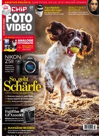 Titelbild der Ausgabe 7/2025 von CHIP Foto-Video. Diese Zeitschrift und viele weitere Audiomagazine, Filmmagazine und Fotozeitschriften als Abo oder epaper bei United Kiosk online kaufen.