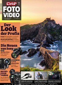 Titelbild der Ausgabe 11/2019 von CHIP Foto-Video. Diese Zeitschrift und viele weitere Audiomagazine, Filmmagazine und Fotozeitschriften als Abo oder epaper bei United Kiosk online kaufen.