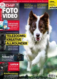 Titelbild der Ausgabe 12/2023 von CHIP Foto-Video. Diese Zeitschrift und viele weitere Audiomagazine, Filmmagazine und Fotozeitschriften als Abo oder epaper bei United Kiosk online kaufen.
