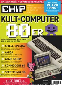 Titelbild der Ausgabe 1/2024 von Chip Kult-Computer Retro. Diese Zeitschrift und viele weitere Computerzeitschriften, Tabletmagazine und Smartphonemagazine als Abo oder epaper bei United Kiosk online kaufen.