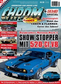 Titelbild der Ausgabe 1/2020 von Chrom & Flammen. Diese Zeitschrift und viele weitere Automagazine und Motorradzeitschriften als Abo oder epaper bei United Kiosk online kaufen.