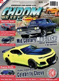 Titelbild der Ausgabe 1/2022 von Chrom & Flammen. Diese Zeitschrift und viele weitere Automagazine und Motorradzeitschriften als Abo oder epaper bei United Kiosk online kaufen.