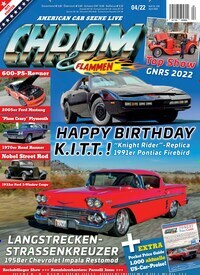 Titelbild der Ausgabe 4/2022 von Chrom & Flammen. Diese Zeitschrift und viele weitere Automagazine und Motorradzeitschriften als Abo oder epaper bei United Kiosk online kaufen.