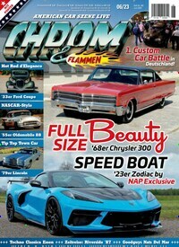 Titelbild der Ausgabe 6/2023 von Chrom & Flammen. Diese Zeitschrift und viele weitere Automagazine und Motorradzeitschriften als Abo oder epaper bei United Kiosk online kaufen.