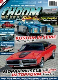 Titelbild der Ausgabe 12/2022 von Chrom & Flammen. Diese Zeitschrift und viele weitere Automagazine und Motorradzeitschriften als Abo oder epaper bei United Kiosk online kaufen.