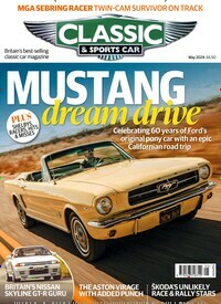 Titelbild der Ausgabe 6/2024 von Classic and Sports Car. Diese Zeitschrift und viele weitere Automagazine und Motorradzeitschriften als Abo oder epaper bei United Kiosk online kaufen.