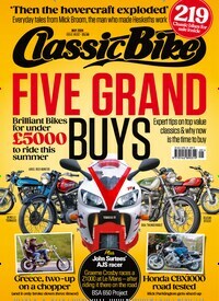 Titelbild der Ausgabe 5/2024 von Classic Bike. Diese Zeitschrift und viele weitere Automagazine und Motorradzeitschriften als Abo oder epaper bei United Kiosk online kaufen.