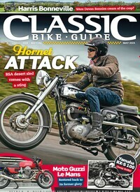 Titelbild der Ausgabe 5/2024 von Classic Bike Guide. Diese Zeitschrift und viele weitere Automagazine und Motorradzeitschriften als Abo oder epaper bei United Kiosk online kaufen.