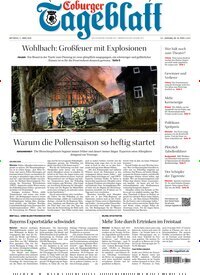 Titelbild der Ausgabe 58/2026 von Coburger Tageblatt. Diese Zeitschrift und viele weitere Zeitungsabos als Abo oder epaper bei United Kiosk online kaufen.