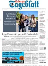 Titelbild der Ausgabe 108/2026 von Coburger Tageblatt. Diese Zeitschrift und viele weitere Zeitungsabos als Abo oder epaper bei United Kiosk online kaufen.