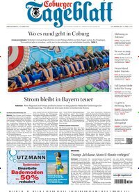 Titelbild der Ausgabe 176/2025 von Coburger Tageblatt. Diese Zeitschrift und viele weitere Zeitungsabos als Abo oder epaper bei United Kiosk online kaufen.
