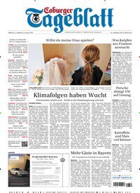 Titelbild der Ausgabe 181/2026 von Coburger Tageblatt. Diese Zeitschrift und viele weitere Zeitungsabos als Abo oder epaper bei United Kiosk online kaufen.
