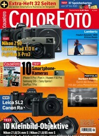 Titelbild der Ausgabe 1/2020 von ColorFoto. Diese Zeitschrift und viele weitere Audiomagazine, Filmmagazine und Fotozeitschriften als Abo oder epaper bei United Kiosk online kaufen.