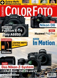 Titelbild der Ausgabe 7/2020 von ColorFoto. Diese Zeitschrift und viele weitere Audiomagazine, Filmmagazine und Fotozeitschriften als Abo oder epaper bei United Kiosk online kaufen.