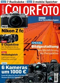 Titelbild der Ausgabe 9/2021 von ColorFoto. Diese Zeitschrift und viele weitere Audiomagazine, Filmmagazine und Fotozeitschriften als Abo oder epaper bei United Kiosk online kaufen.