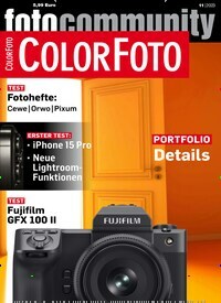 Titelbild der Ausgabe 11/2023 von ColorFoto. Diese Zeitschrift und viele weitere Audiomagazine, Filmmagazine und Fotozeitschriften als Abo oder epaper bei United Kiosk online kaufen.