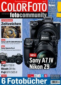 Titelbild der Ausgabe 12/2021 von ColorFoto. Diese Zeitschrift und viele weitere Audiomagazine, Filmmagazine und Fotozeitschriften als Abo oder epaper bei United Kiosk online kaufen.