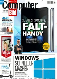 Titelbild der Ausgabe 10/2019 von Computer Bild. Diese Zeitschrift und viele weitere Computerzeitschriften, Tabletmagazine und Smartphonemagazine als Abo oder epaper bei United Kiosk online kaufen.