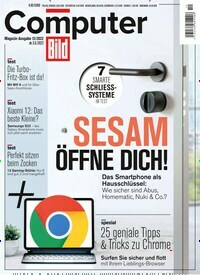 Titelbild der Ausgabe 12/2022 von Computer Bild. Diese Zeitschrift und viele weitere Computerzeitschriften, Tabletmagazine und Smartphonemagazine als Abo oder epaper bei United Kiosk online kaufen.