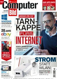Titelbild der Ausgabe 14/2019 von Computer Bild. Diese Zeitschrift und viele weitere Computerzeitschriften, Tabletmagazine und Smartphonemagazine als Abo oder epaper bei United Kiosk online kaufen.