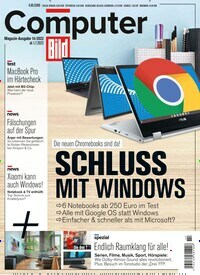 Titelbild der Ausgabe 14/2022 von Computer Bild. Diese Zeitschrift und viele weitere Computerzeitschriften, Tabletmagazine und Smartphonemagazine als Abo oder epaper bei United Kiosk online kaufen.