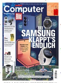 Titelbild der Ausgabe 16/2025 von Computer Bild. Diese Zeitschrift und viele weitere Computerzeitschriften, Tabletmagazine und Smartphonemagazine als Abo oder epaper bei United Kiosk online kaufen.